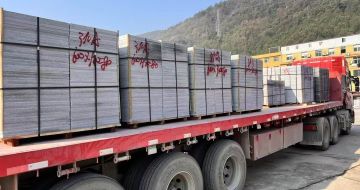 湖州 芝麻灰地铺石出货日常