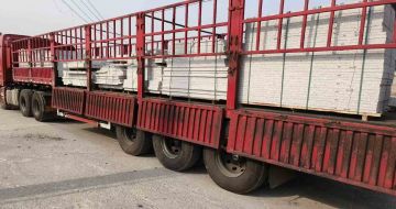 湖州 白麻荔枝面外墙干挂，工厂装车日常