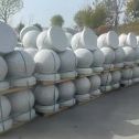 湖州 白麻花岗岩石材圆球，石球，挡车球，隔离球，景观石球，风水球等