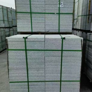 湖州 芝麻白火烧，园林广场市政工程地铺石，1.8~5.0厚均有现货