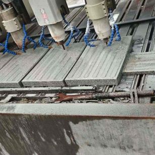 湖州 芝麻白花岗岩荔枝面盲道雕刻