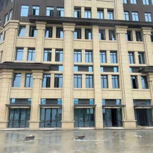 湖州 黄金麻花岗岩荔枝面小区外墙干挂