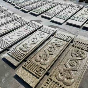 湖州 黄金麻花岗岩外墙雕刻板