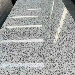 湖州 白麻花岗岩光面毛板