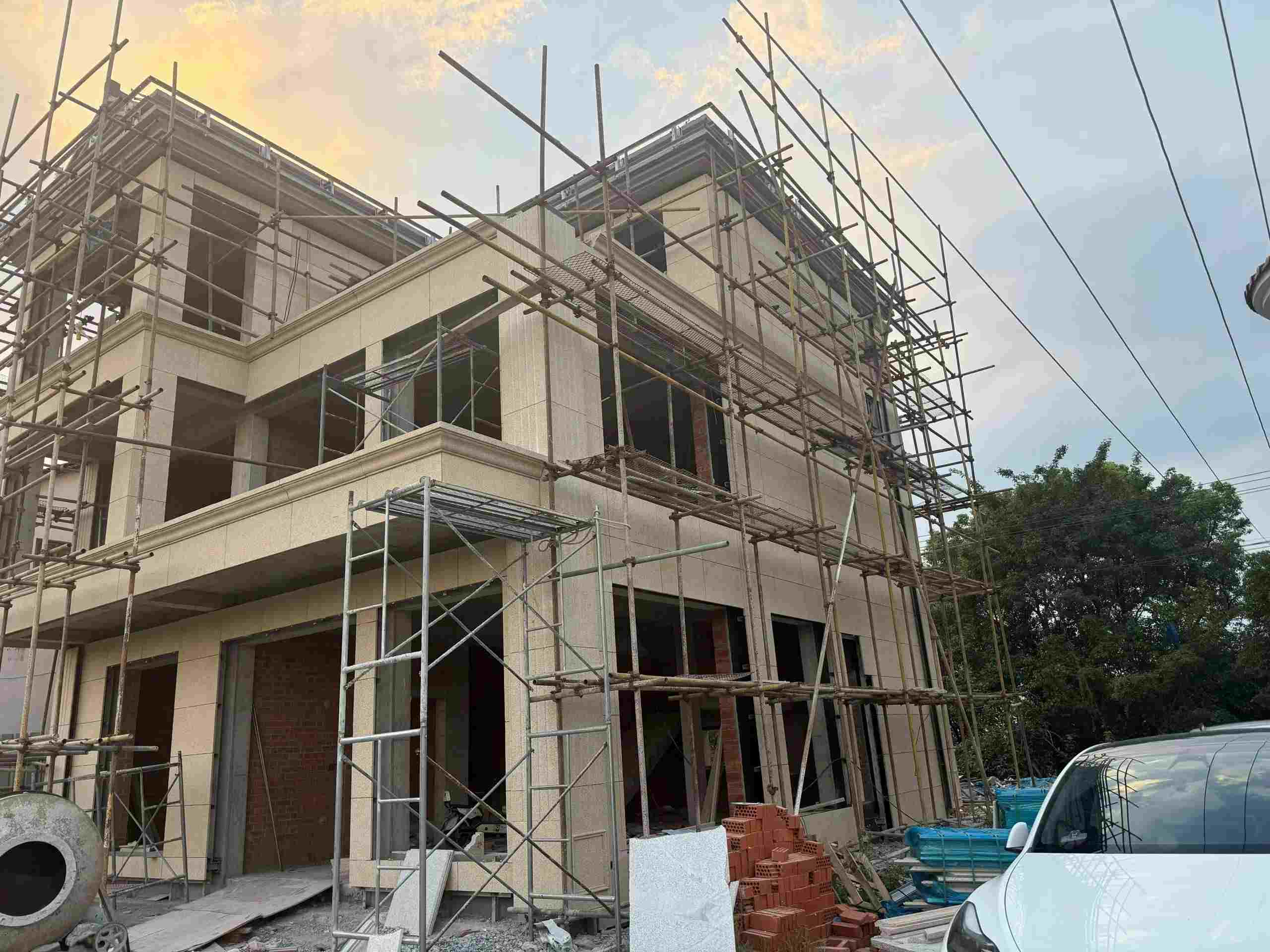 湖州 黄金麻荔枝面花岗岩外墙干挂