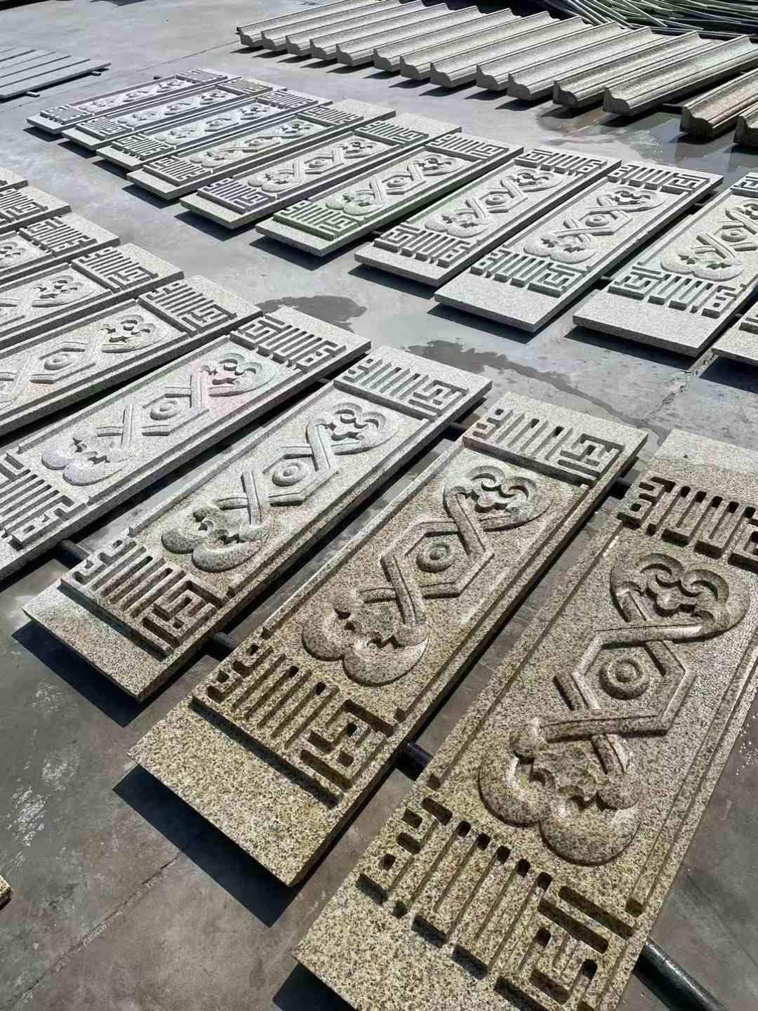 湖州 黄金麻花岗岩外墙雕刻板