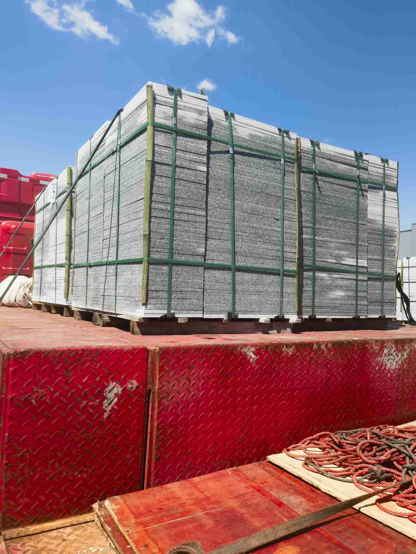 湖州 芝麻白火烧规格板地铺石300*600/600*600