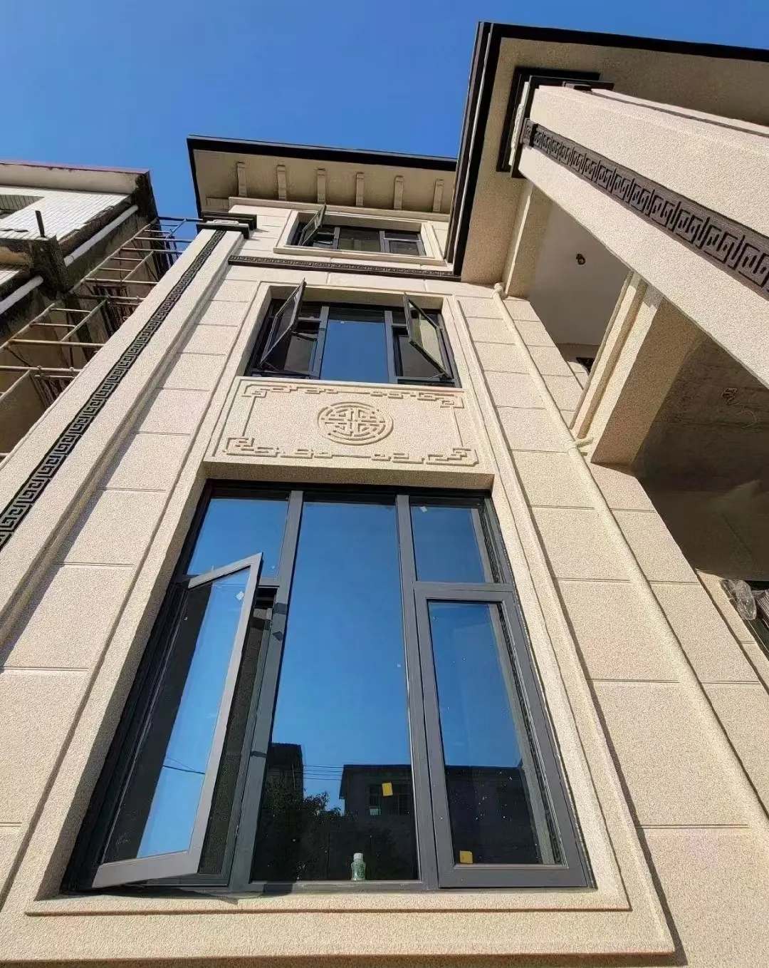 湖州 黄金麻荔枝面别墅外墙干挂效果展示