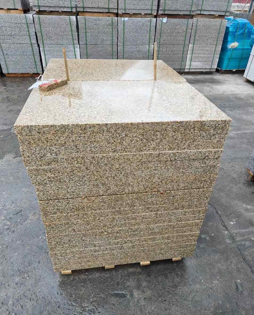 湖州 湖北黄金麻花岗岩石材荔枝面外墙石材